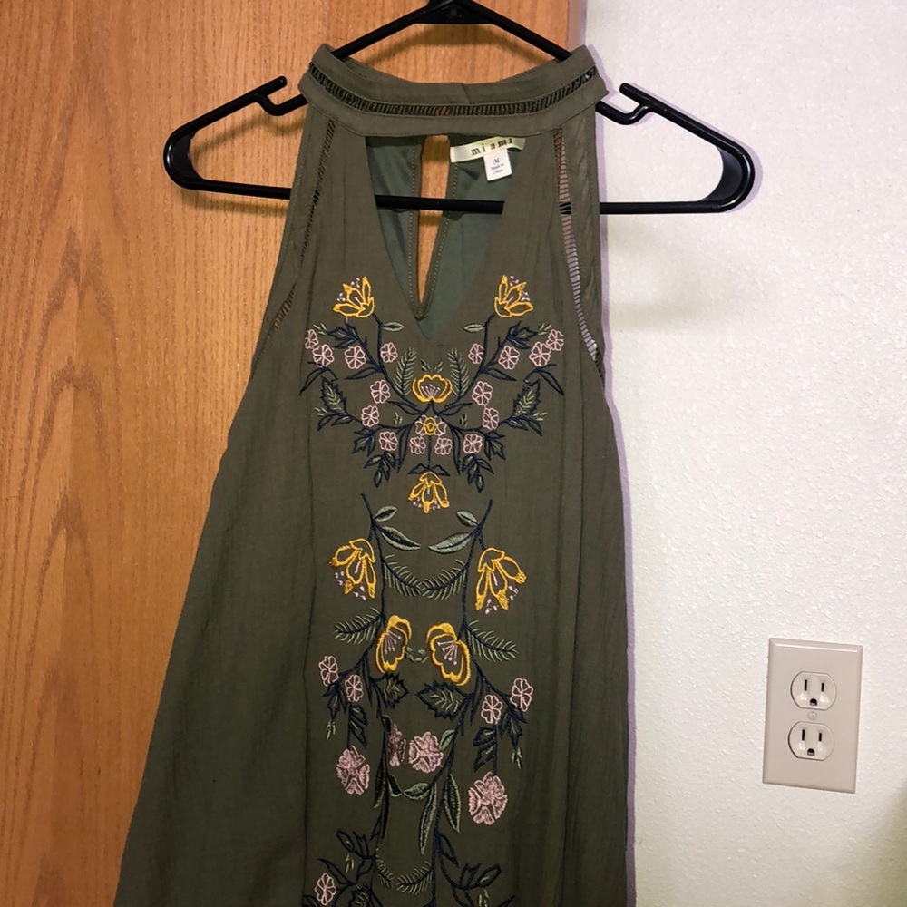 Green dress